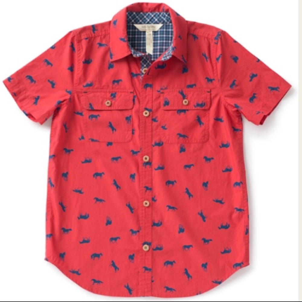 NWT. Joanna Gaines Horsing around Shirt
